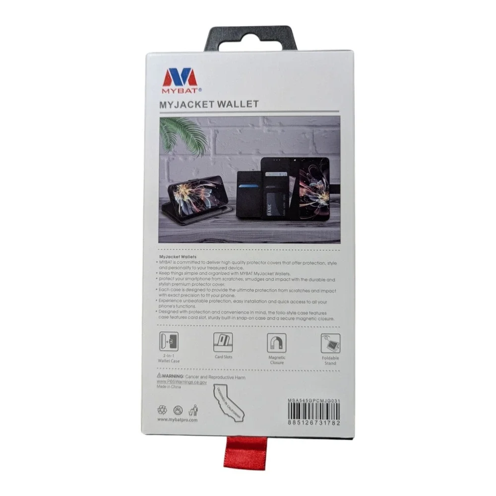 Q9. Mybat Xtra Series My Jacket Wallet Case For Samsung Galaxy A54 5G - Black